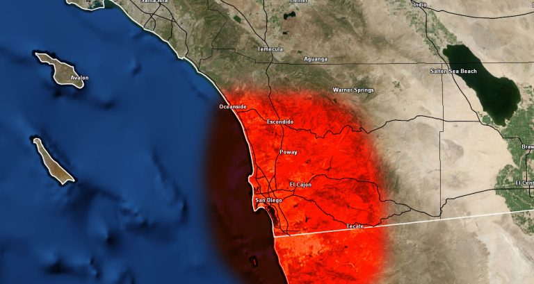 Weather Advisory Issued for San Diego for Elevated Risk of Thunderstorms Overnight Tonight