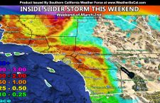 Preliminary Forecast: Inside Slider Storm System to Sweep Across Southern California This Weekend