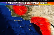 Special Weather Statement Issued for Metro Southern California Due to Thunderstorm Dynamics for Sunday