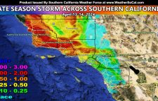 Final Forecast: Late Season Storm To Sweep Across Southern California This Weekend; Rain, Snow, and Wind Maps
