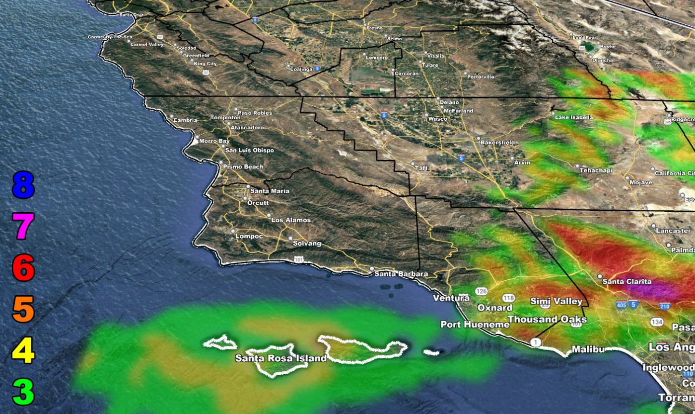 Enhanced Santa Ana Wind Warning Continues Today through Friday; Wind